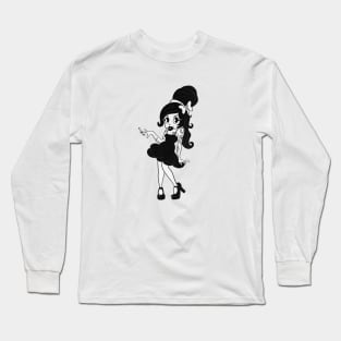 Amy in 1930s rubberhose style Long Sleeve T-Shirt